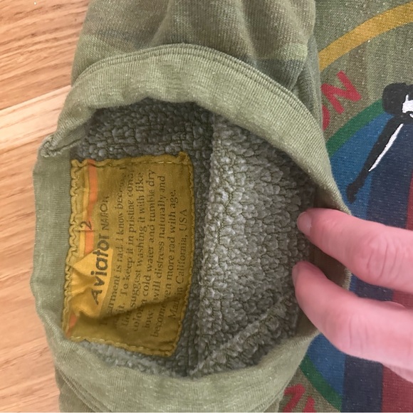 KID'S AVIATOR NATION MALIBU SWEATSHIRT - CAMO - 12 - Picture 1 of 3